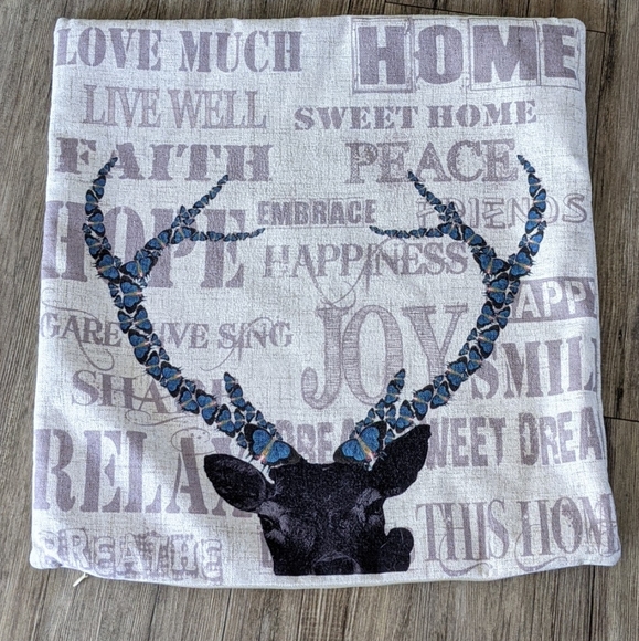 Deer Antler Pillow Coverl - Picture 1 of 2